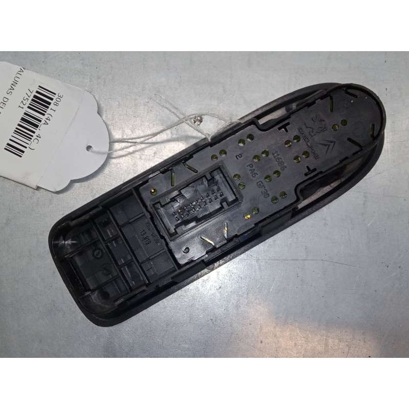 Recambio de mando elevalunas delantero izquierdo para peugeot 308 i (4a_, 4c_) 1.6 hdi referencia OEM IAM 96565186XT  