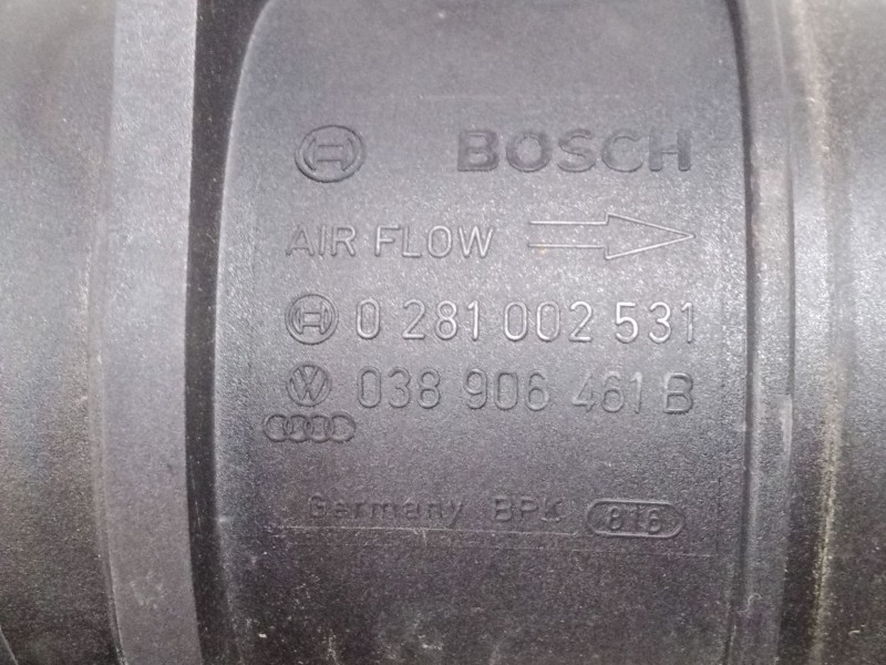 Recambio de caudalimetro para volkswagen golf v variant (1k5) 1.9 tdi referencia OEM IAM 0281002531  038906461B