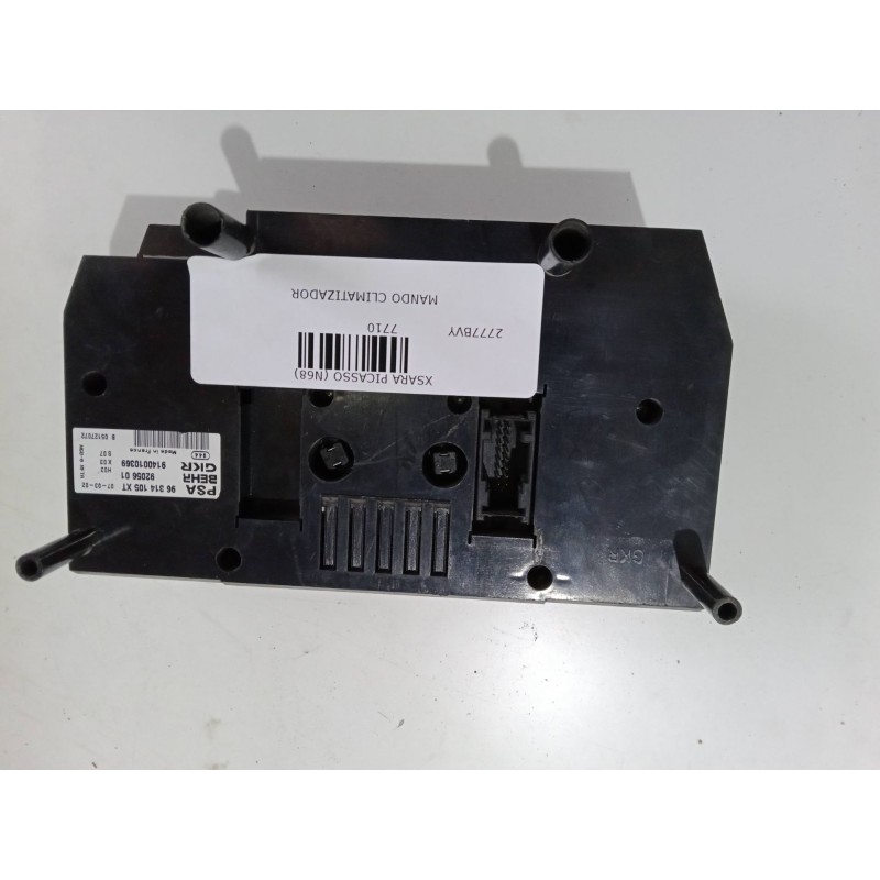 Recambio de mando climatizador para citroën xsara picasso (n68) 2.0 hdi referencia OEM IAM 96314105XT  