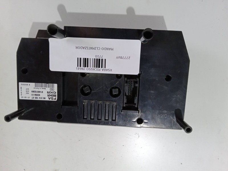 Recambio de mando climatizador para citroën xsara picasso (n68) 2.0 hdi referencia OEM IAM 96314105XT  