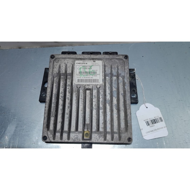 Recambio de centralita motor uce para nissan note (e11, ne11) 1.5 dci referencia OEM IAM 8200911560 8200619409 