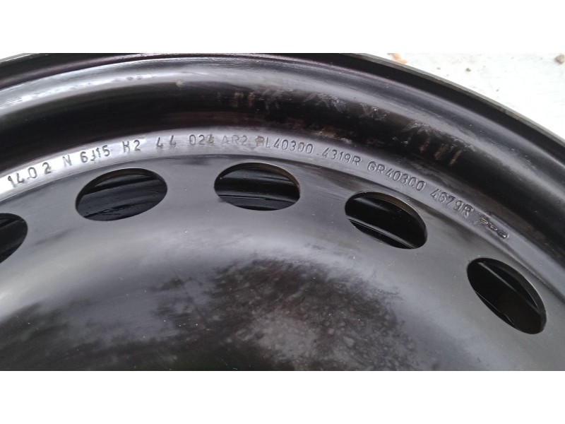 Recambio de llanta chapa 15´´ para dacia dokker monospace (ke_) 1.5 dci (keaj, keah) referencia OEM IAM   