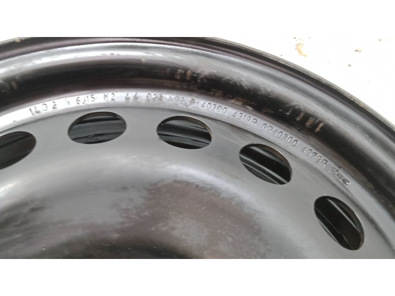 Recambio de llanta chapa 15´´ para dacia dokker monospace (ke_) 1.5 dci (keaj, keah) referencia OEM IAM   