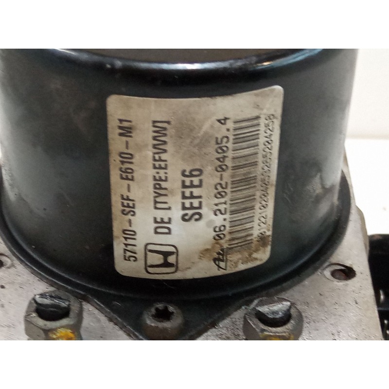 Recambio de abs para honda accord vii (cl, cn) 2.2 i-ctdi (cn1) referencia OEM IAM 06210906613 DHU5L15B17 57110SEFE610M1
