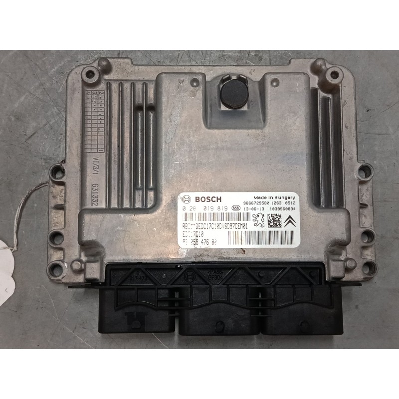 Recambio de centralita motor uce para citroën ds4 (nx_) 1.6 hdi 90 referencia OEM IAM 9666729580 0281019819 9805947680