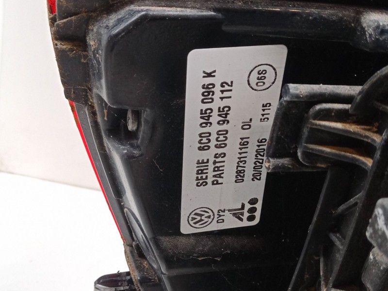 Recambio de piloto trasero derecho para volkswagen polo v (6r1, 6c1) 1.0 referencia OEM IAM 6C0945096K  