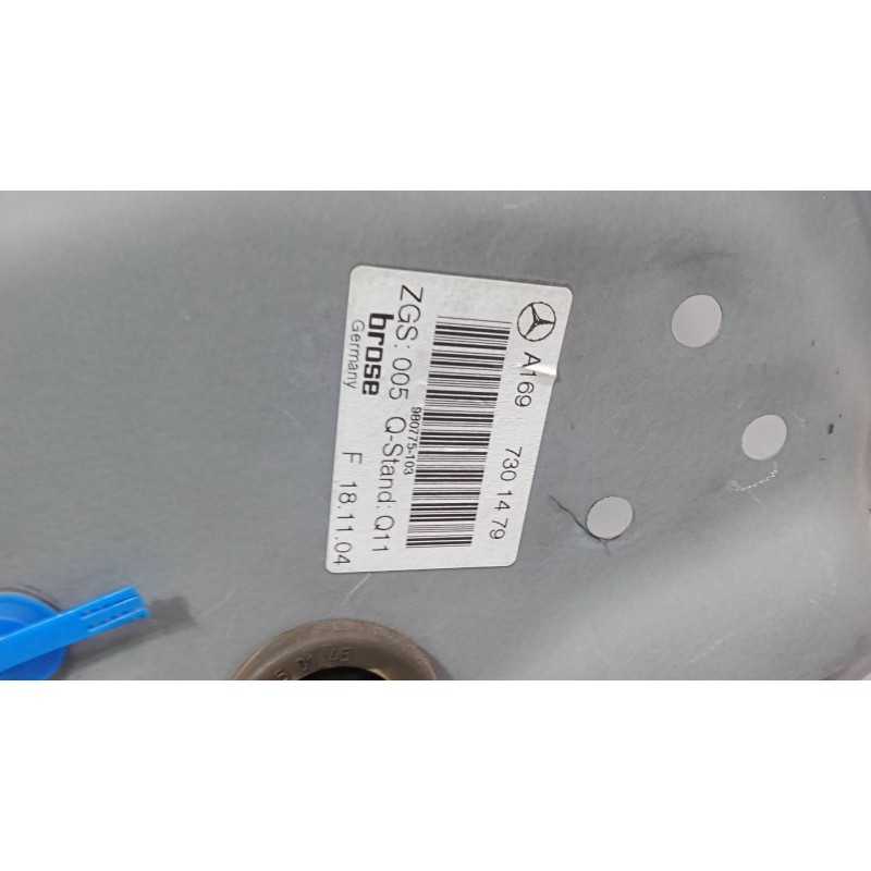 Recambio de elevalunas electrico trasero derecho para mercedes-benz clase a (w169) a 170 (169.032, 169.332) referencia OEM IAM A