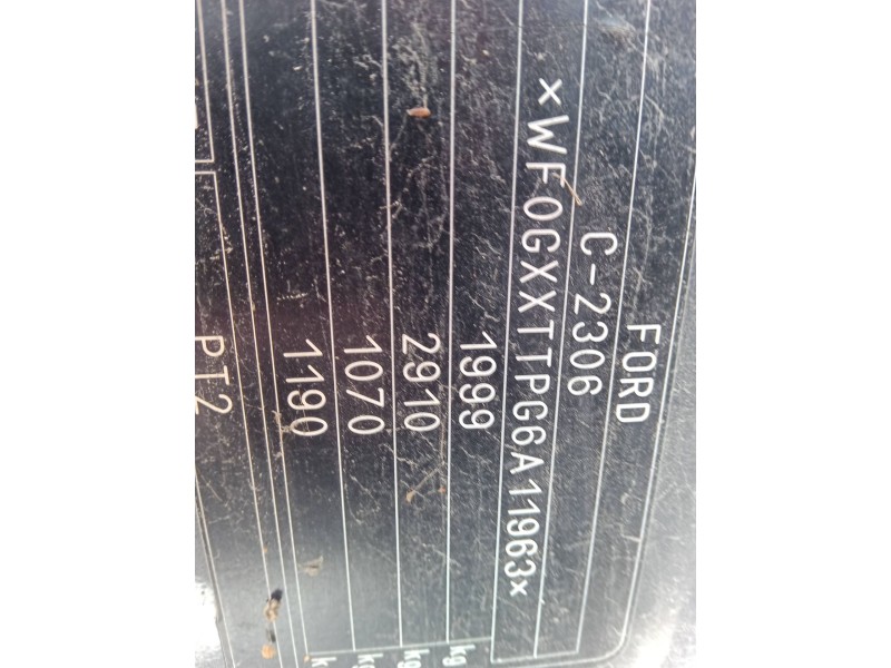 ford transit connect (p65_, p70_, p80_) del año 2007