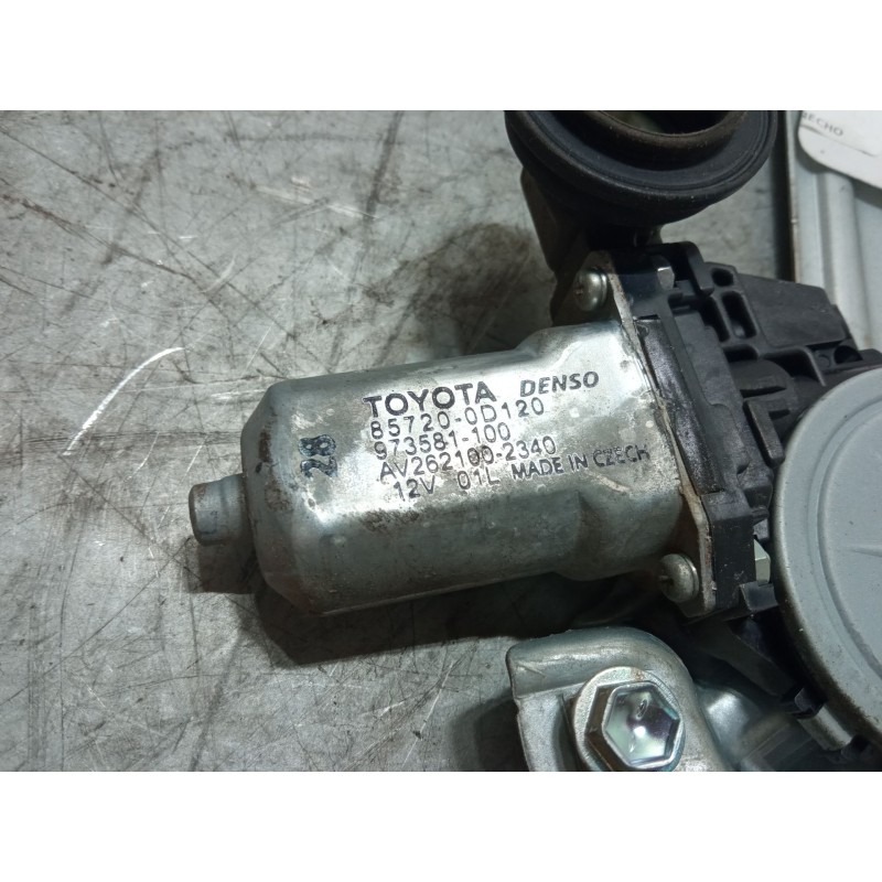 Recambio de elevalunas electrico trasero derecho para toyota auris (_e15_) 1.4 d-4d (nde150_) referencia OEM IAM 857200d120  