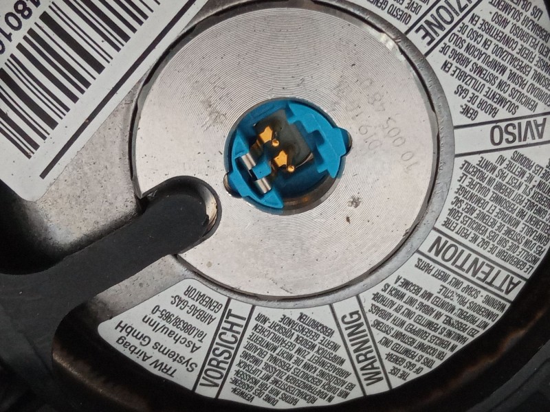 Recambio de airbag volante para peugeot bipper tepee 1.4 hdi referencia OEM IAM 7354605280  07354605280