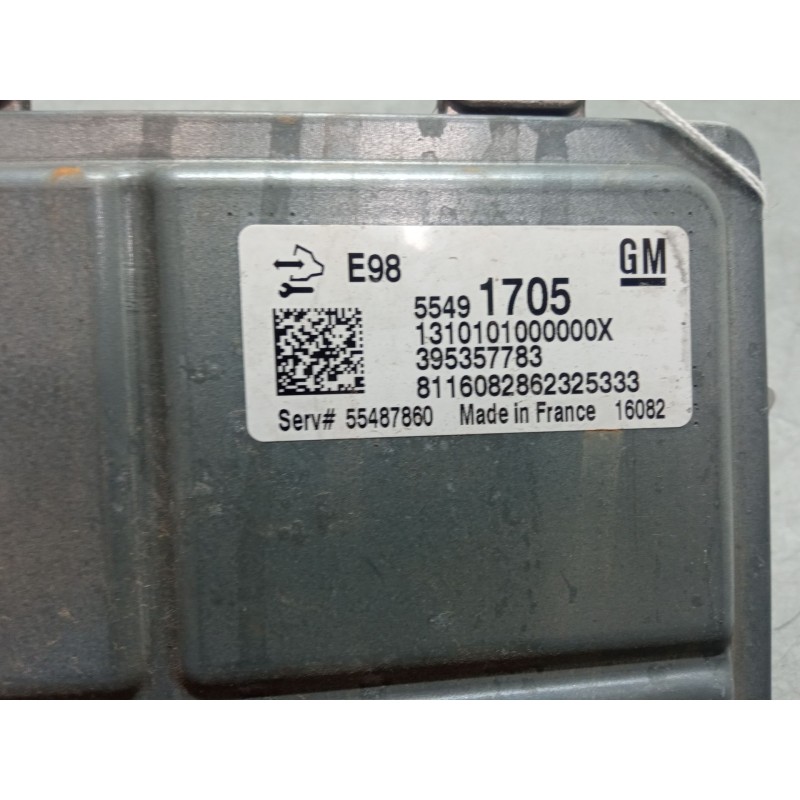 Recambio de centralita motor uce para opel mokka / mokka x (j13) 1.6 cdti (_76) referencia OEM IAM 55491705 55487860 395357783