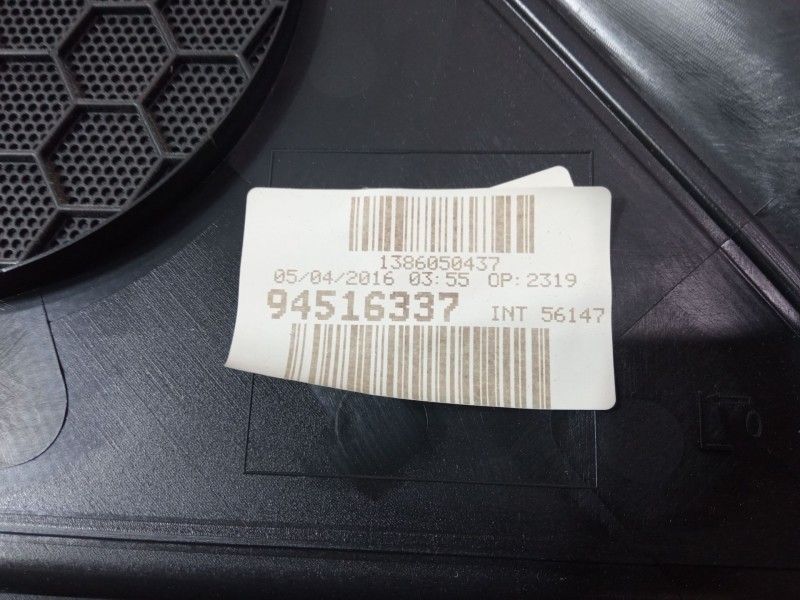 Recambio de guarnecido puerta trasero izquierdo para opel mokka / mokka x (j13) 1.6 cdti (_76) referencia OEM IAM 94516337  