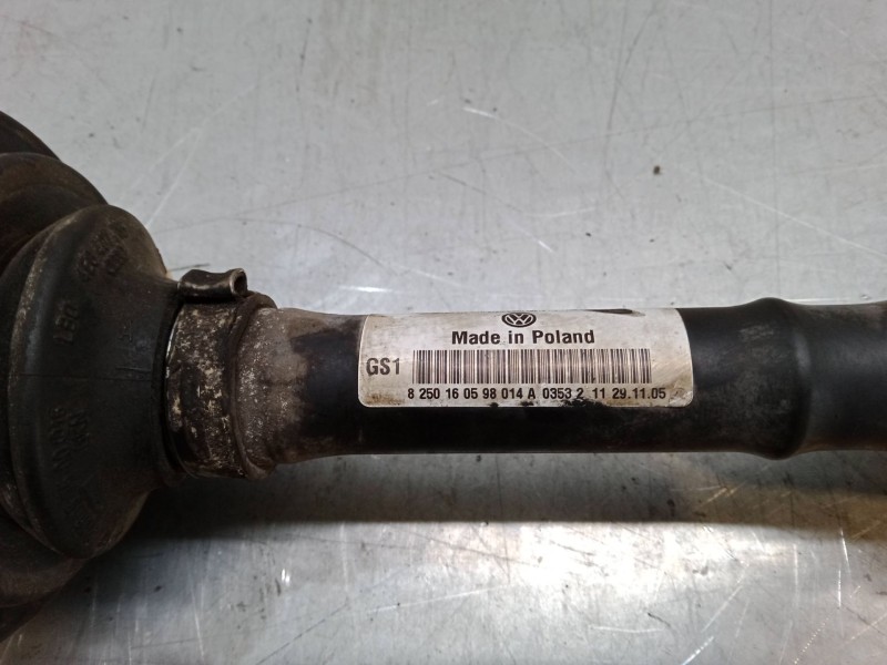 Recambio de transmision delantera derecha para volkswagen touareg (7la, 7l6, 7l7) 2.5 r5 tdi referencia OEM IAM   