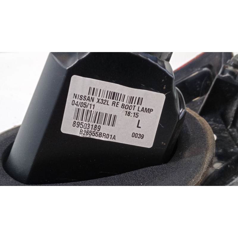 Recambio de piloto trasero porton izquierdo para nissan qashqai i (j10, nj10) 1.5 dci referencia OEM IAM 89503189  