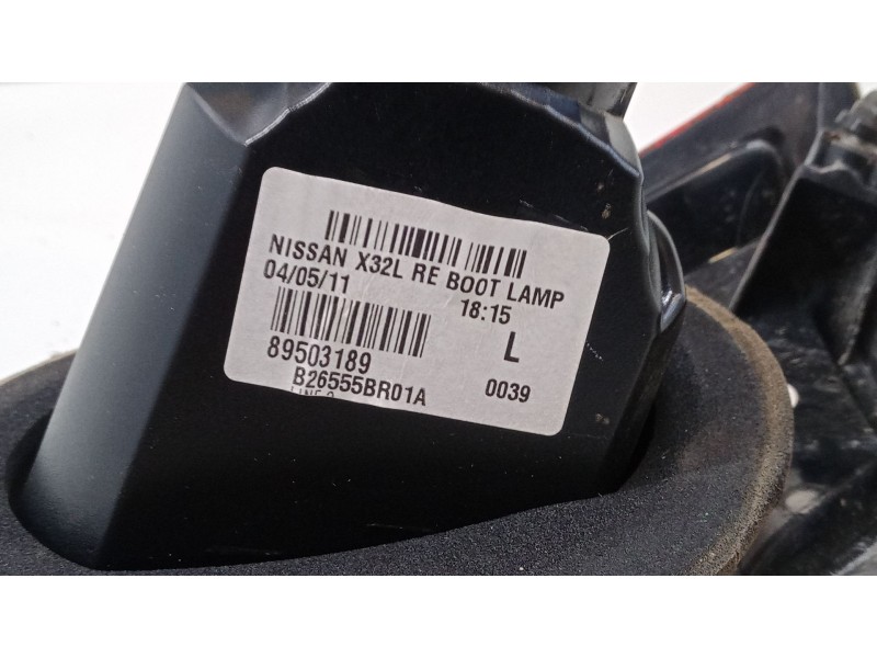 Recambio de piloto trasero porton izquierdo para nissan qashqai i (j10, nj10) 1.5 dci referencia OEM IAM 89503189  