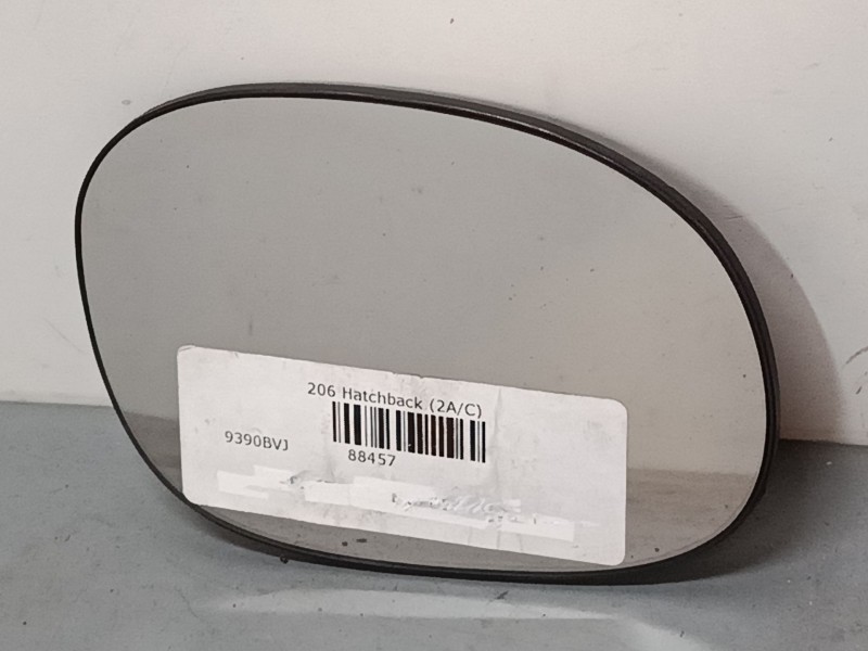 Recambio de cristal retrovisor derecho para peugeot 206 hatchback (2a/c) 1.1 i referencia OEM IAM   