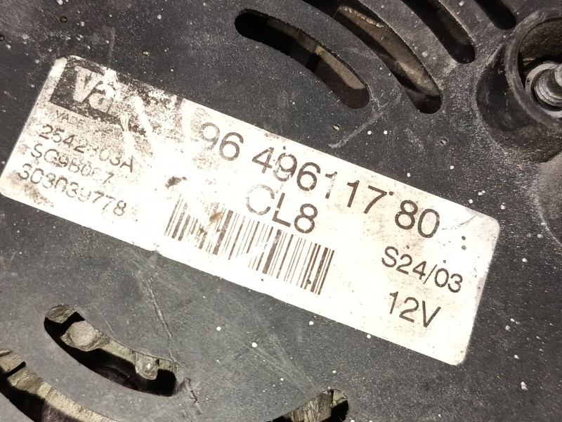 Recambio de alternador para peugeot 206 hatchback (2a/c) 1.1 i referencia OEM IAM 9649611780  