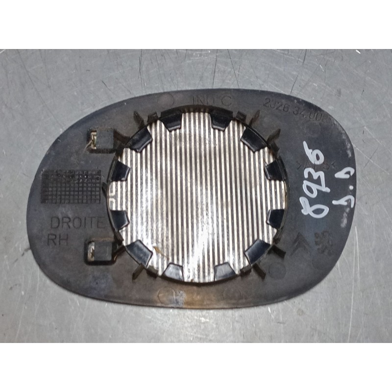 Recambio de cristal retrovisor derecho para peugeot 206 hatchback (2a/c) 1.4 hdi eco 70 referencia OEM IAM   