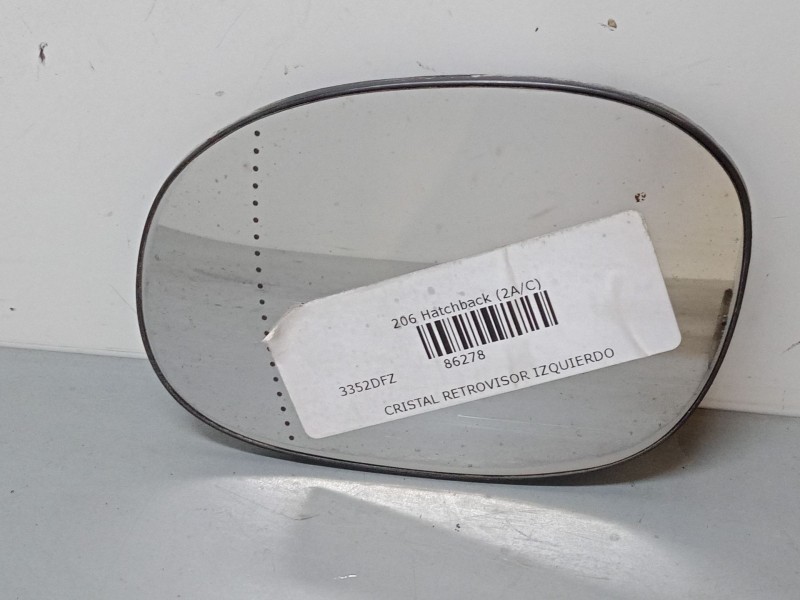 Recambio de cristal retrovisor izquierdo para peugeot 206 hatchback (2a/c) 1.4 hdi eco 70 referencia OEM IAM   