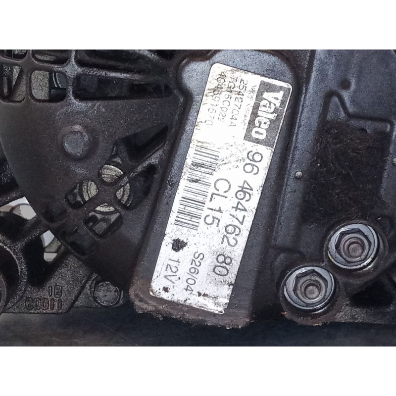 Recambio de alternador para peugeot 206 hatchback (2a/c) 1.4 hdi eco 70 referencia OEM IAM 9646476280  