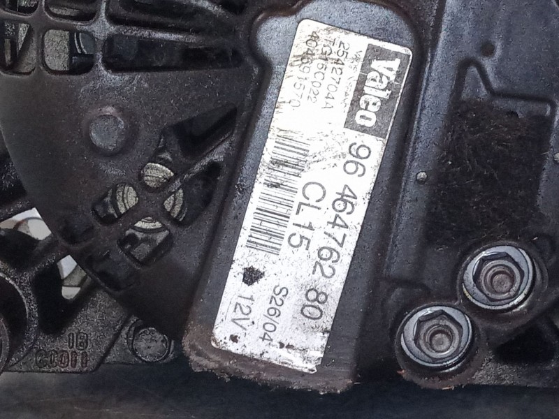 Recambio de alternador para peugeot 206 hatchback (2a/c) 1.4 hdi eco 70 referencia OEM IAM 9646476280  