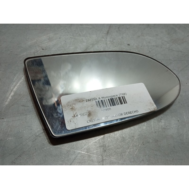 Recambio de cristal retrovisor derecho para opel zafira a monospace (t98) 2.0 dti 16v (f75) referencia OEM IAM   
