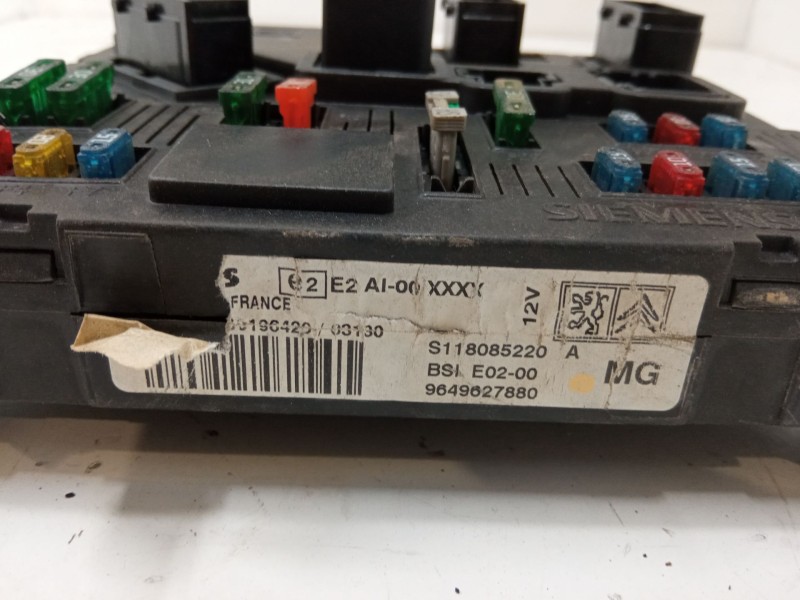 Recambio de bsi para peugeot 206 hatchback (2a/c) 1.4 i referencia OEM IAM 9649621880 S118085220 