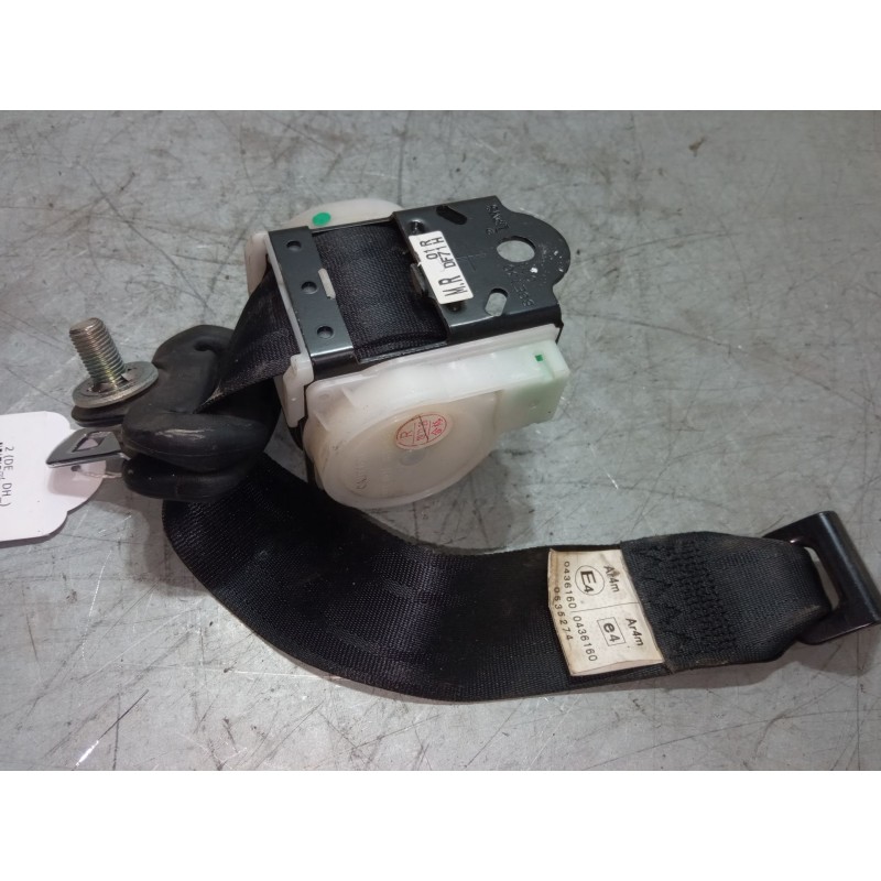 Recambio de cinturon seguridad trasero derecho para mazda 2 (de_, dh_) 1.4 mzr-cd referencia OEM IAM T86236T  