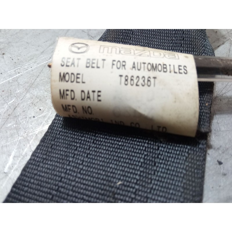 Recambio de cinturon seguridad trasero derecho para mazda 2 (de_, dh_) 1.4 mzr-cd referencia OEM IAM T86236T  