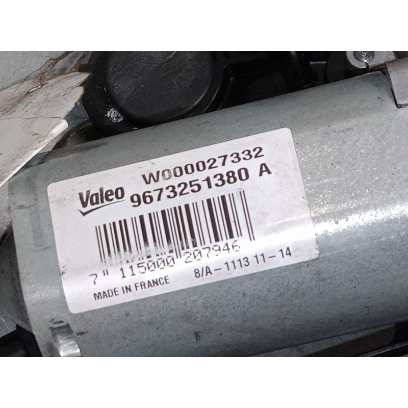 Recambio de motor limpia trasero para peugeot 208 i (ca_, cc_) 1.2 vti 82 referencia OEM IAM 9673251380  