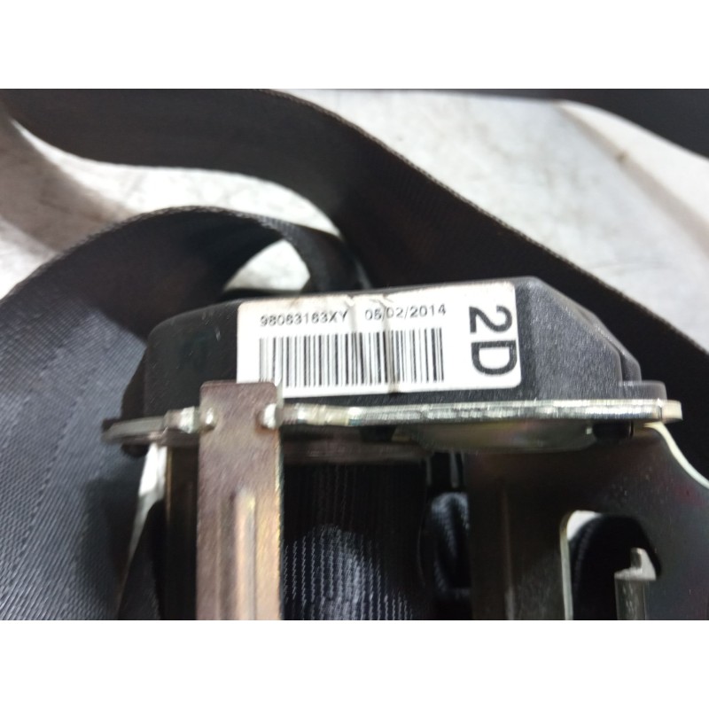 Recambio de cinturon seguridad trasero derecho para peugeot 208 i (ca_, cc_) 1.2 vti 82 referencia OEM IAM 98063163  