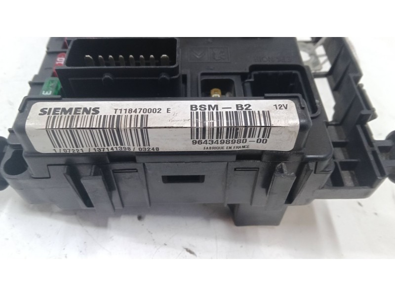 Recambio de bsm para peugeot 206 sw (2e/k) 1.4 hdi referencia OEM IAM 9643498980  T118470002