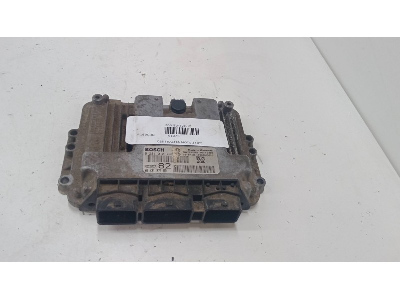 Recambio de centralita motor uce para peugeot 206 sw (2e/k) 1.4 hdi referencia OEM IAM 9653197180 9647785580 0281010707
