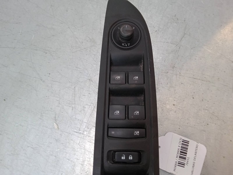 Recambio de mando elevalunas delantero izquierdo para opel mokka / mokka x (j13) 1.6 cdti (_76) referencia OEM IAM 95025518-600R