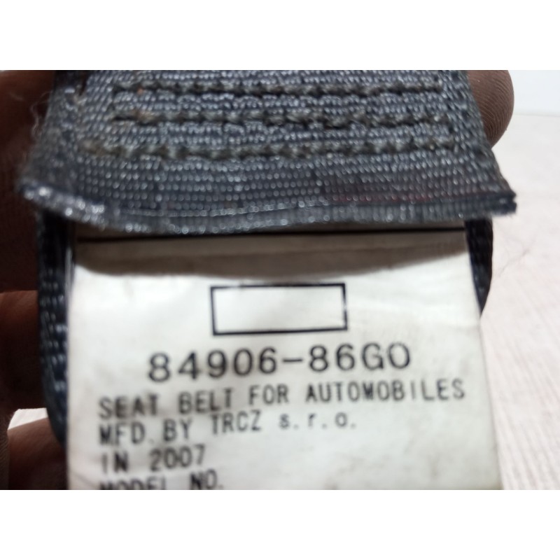 Recambio de anclaje cinturon trasero central para subaru justy iii (g3x) 1.5 awd (g3x413) referencia OEM IAM 84906-86G0  