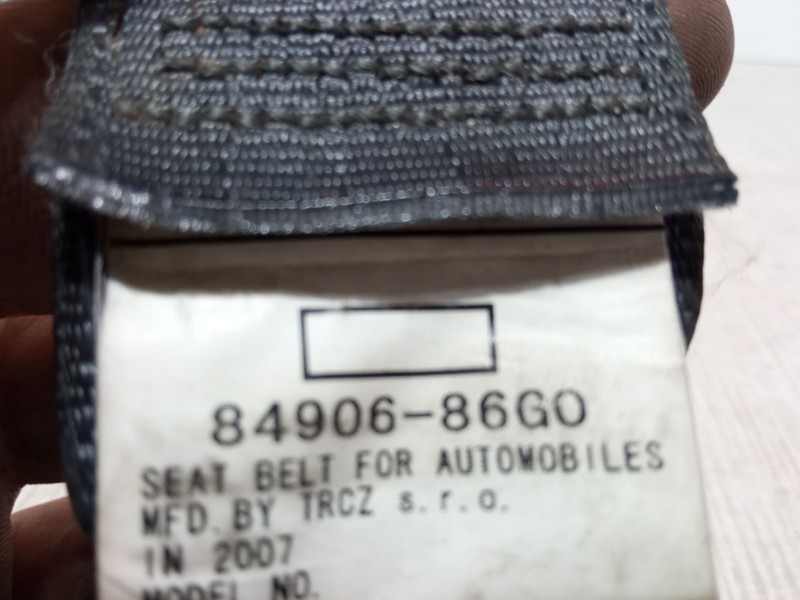 Recambio de anclaje cinturon trasero central para subaru justy iii (g3x) 1.5 awd (g3x413) referencia OEM IAM 84906-86G0  