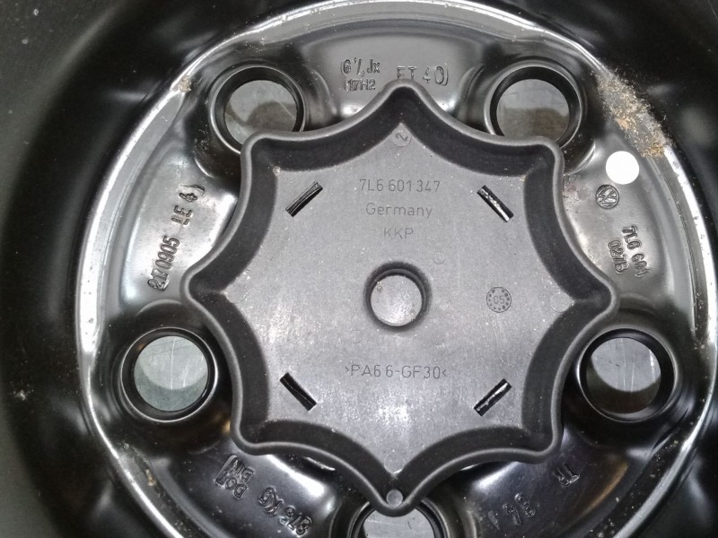 Recambio de rueda de repuesto para volkswagen touareg (7la, 7l6, 7l7) 2.5 r5 tdi referencia OEM IAM 7L6601027B  