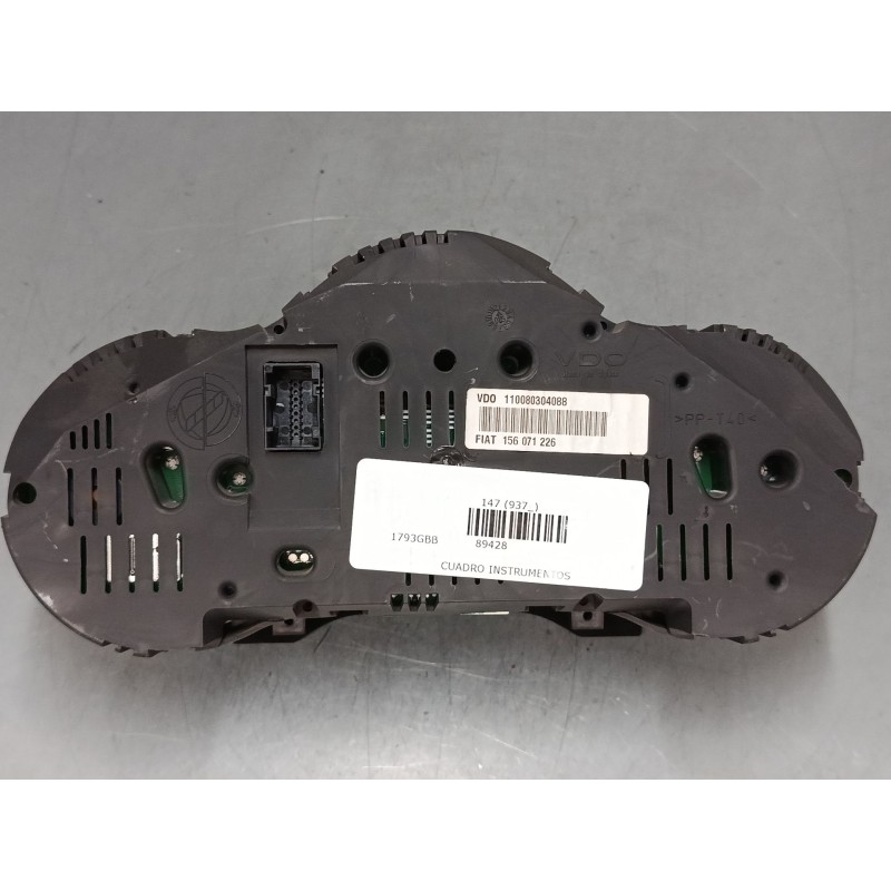 Recambio de cuadro instrumentos para alfa romeo 147 (937_) 1.9 jtdm 8v (937.axd1a, 937.axu1a, 937.bxu1a) referencia OEM IAM 1560