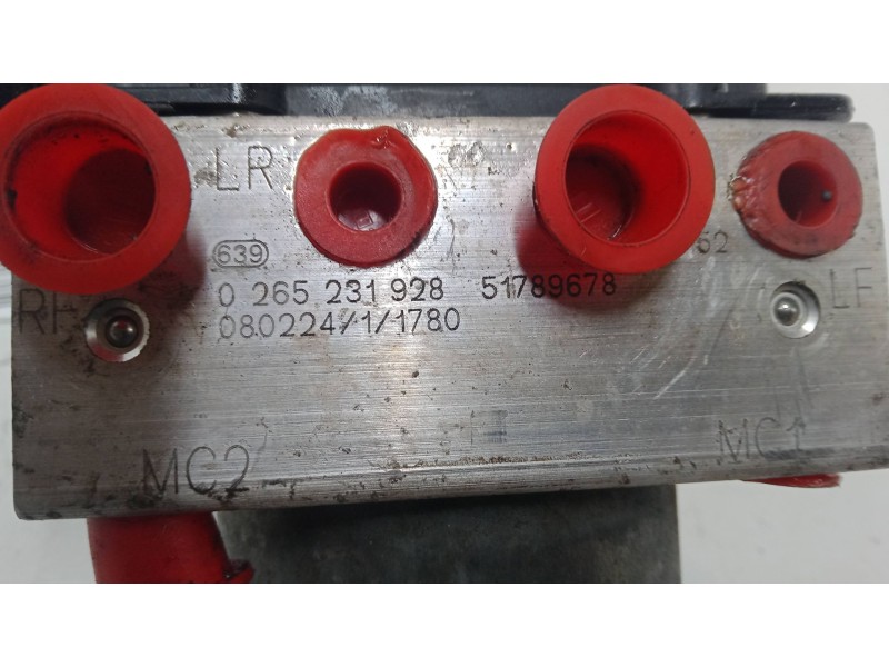 Recambio de abs para fiat bravo ii (198_) 1.9 d multijet (198axb1a) referencia OEM IAM 51789678 0265231928 0265800623 Recambio de abs para fiat bravo ii (198_) 1.9 d multijet (198axb1a) referencia OEM IAM 51789678 0265231928 0265800623