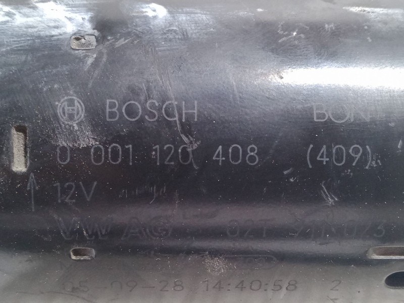 Recambio de motor arranque para volkswagen golf plus v (5m1, 521) 1.6 referencia OEM IAM 0001120408  