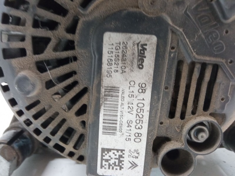 Recambio de alternador para citroën c4 ii (nc_) 1.6 bluehdi 100 referencia OEM IAM 9810525380 TG15S218 TG15S218