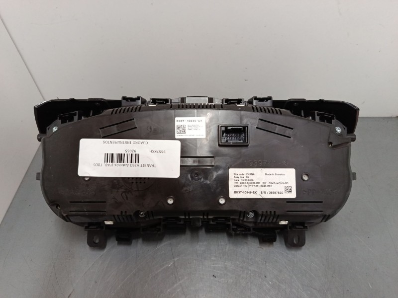 Recambio de cuadro instrumentos para ford transit v363 autobús (fad, fbd) 2.2 tdci rwd referencia OEM IAM BK3T10849EK  