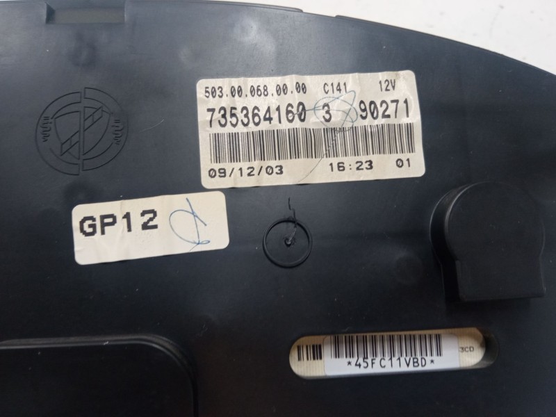 Recambio de cuadro instrumentos para fiat idea (350_) 1.4 16v referencia OEM IAM 735364160  503000680000