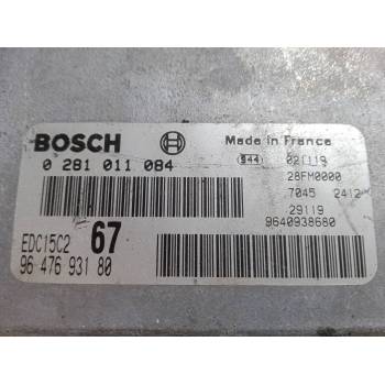 CENTRALITA MOTOR UCE 0281011084 EDC15C2 9647693180