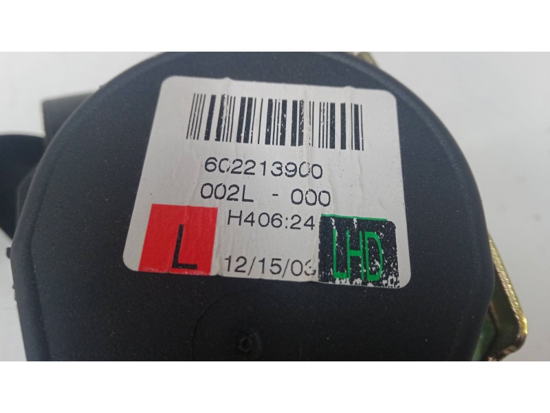 Recambio de cinturon seguridad delantero izquierdo para volkswagen golf v (1k1) 2.0 tdi 16v referencia OEM IAM 602213900  