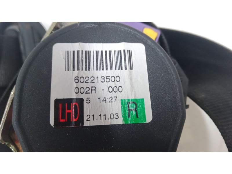 Recambio de cinturon seguridad delantero derecho para volkswagen golf v (1k1) 2.0 tdi 16v referencia OEM IAM 602213500  