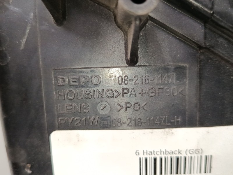 Recambio de faro izquierdo para mazda 6 hatchback (gg) 2.0 di (gg14) referencia OEM IAM 082161147L  