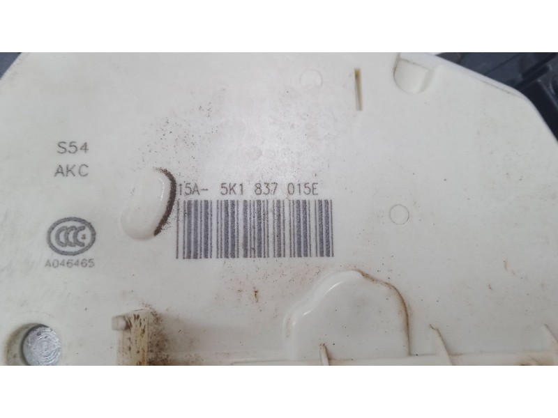 Recambio de cerradura puerta delantera izquierda para volkswagen polo v (6r1, 6c1) 1.0 referencia OEM IAM 5K1837015E   Recambio de cerradura puerta delantera izquierda para volkswagen polo v (6r1, 6c1) 1.0 referencia OEM IAM 5K1837015E