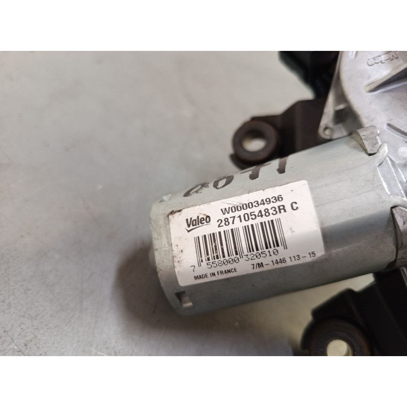 Recambio de motor limpia trasero para renault captur i (j5_, h5_) 1.5 dci 90 referencia OEM IAM 287105483R  