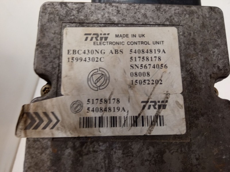 Recambio de abs para lancia ypsilon (843_) 1.2 (843.axa1a) referencia OEM IAM 54084819A  51758178